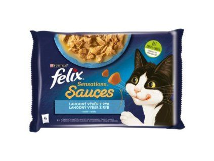 Felix Sensations Sauces pouch mp + cod @4x85g