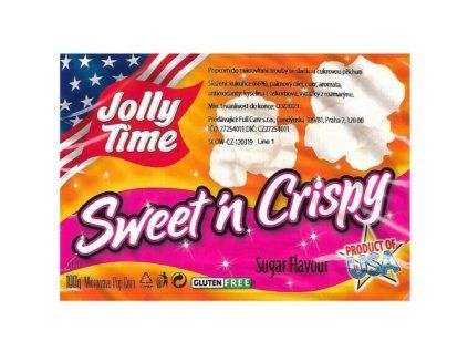 JollyTime popcorn słodki i chrupiący 100g USA