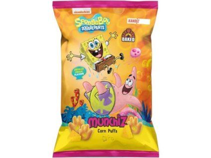 Munchiz cornpuffs spongebob ser cheddar 40g