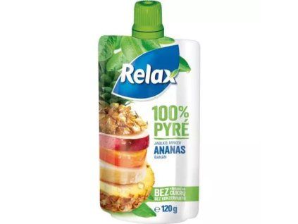 Relax 100% puree z ananasa 120g