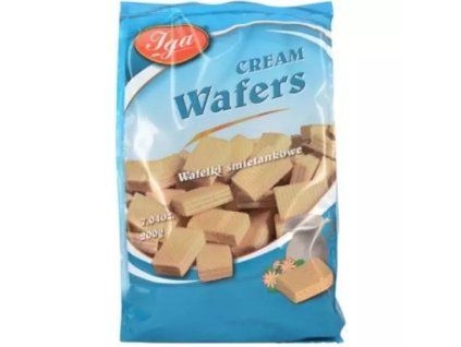 Wafle Iga z kremem 200g