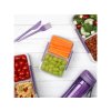 Lunchbox Sistema To Go Small Split 2-komorowy 350 ml, fioletowy