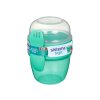 Sistema To Go Snack Capsule Snack Box z widelcem 515 ml, zielony