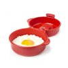 Sistema Microwave easy egg cooker 271 ml, czerwony