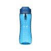 Butelka na wodę Sistema Hydrate Active Flip Top 800 ml z paskiem, niebieska