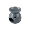 Ceramiczna lampa aromaterapeutyczna w kolorze szarym 117x120 mm