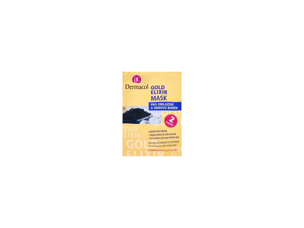Mască Dermacol 2x8g Elixir de aur