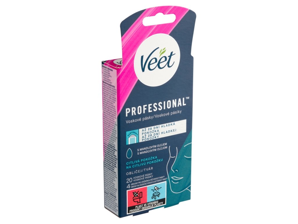 Benzi de ceară facială Veet (20 buc/cutie)