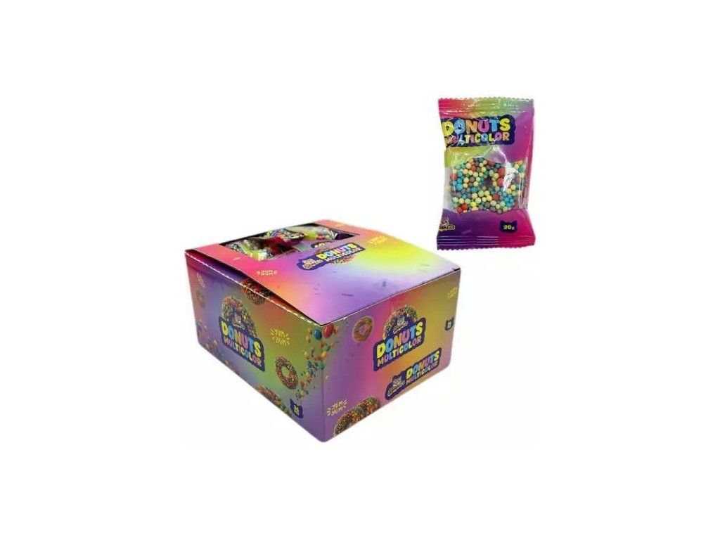 Gogoși dulci JimmyFox multicolore /36/ 20g
