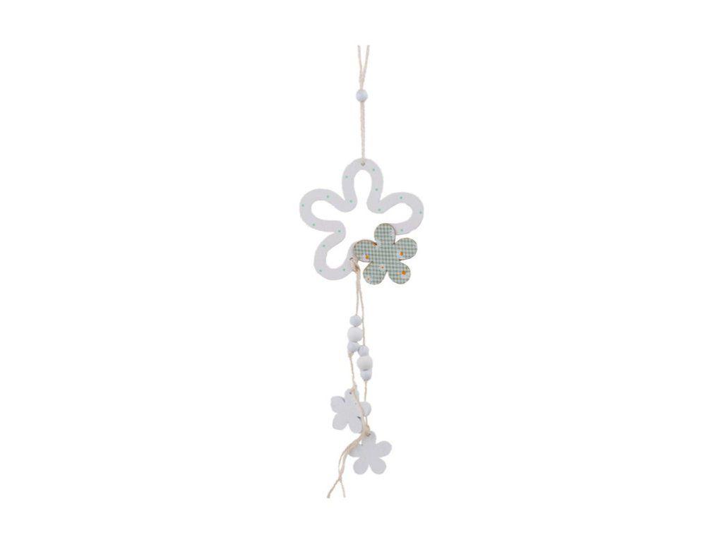 Cuier pentru flori din lemn, colorat, 110 mm