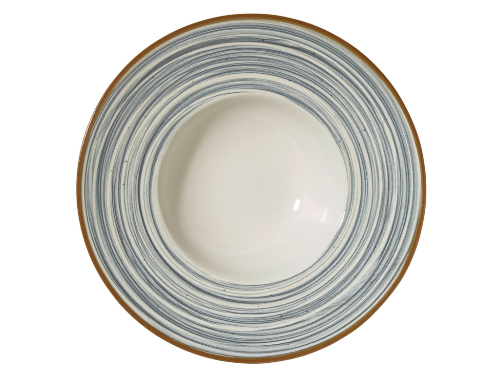 METRO Professional Farfurie pentru paste cu mâner 28 cm, gresie gri, 6 buc.