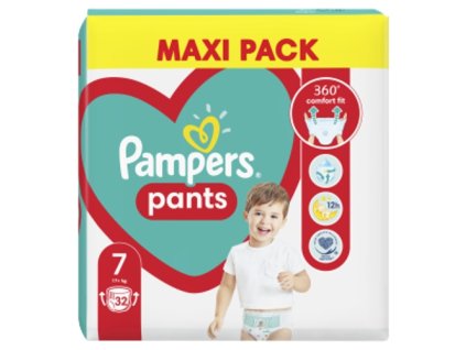 84460 pampers kalhotkove plenky maxi pack vel 7 32ks