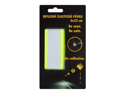 Bandă elastică reflectorizantă 4x33cm dryZip