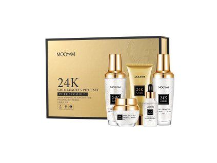 Set de lux Mooyam din aur de 24K