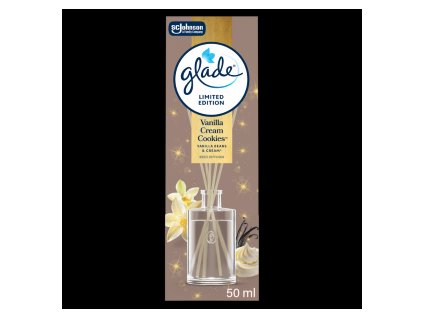 Bețișoare parfumate Glade 50ml cu vanilie și fursecuri