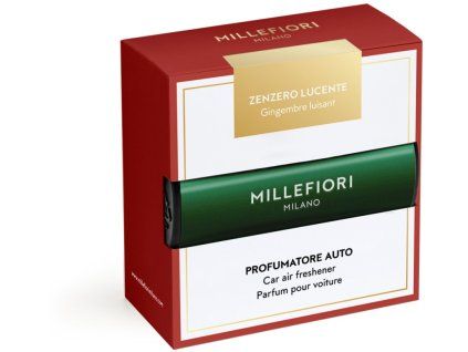 Millefiori Icon Zenzero Lucente parfum auto Verde clasic