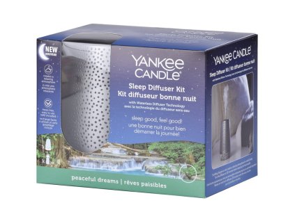 DIFUZOR DE AROMĂ YANKEE CANDLE SILVER PENTRU UN SOMN LINIȘTIT