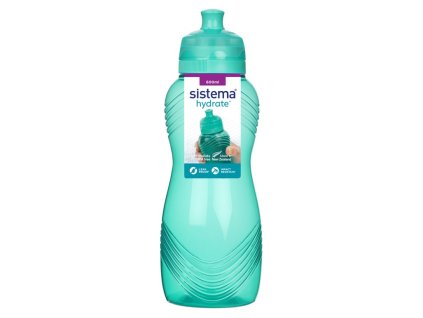 Sticlă Sistema Hydrate Wave Twist n Sip 600 ml, mentă