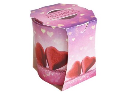 Lumânare parfumată Verona Romance din sticlă 73x77 mm