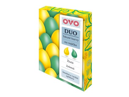 Coloranți lichizi OVO DUO 2x20ml verde/galben
