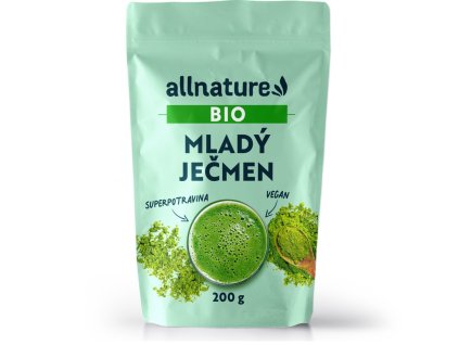 allnature mlady jecmen prasek bio 200 g