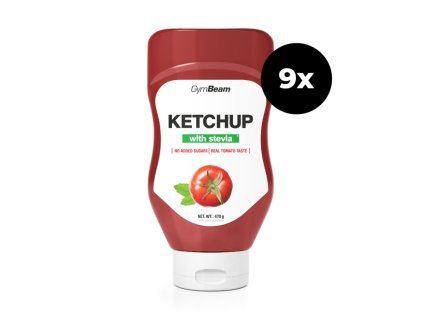 ketchup with stevia 9x470 g gymbeam