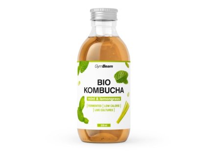 bio kombucha mint lemongrass mockup