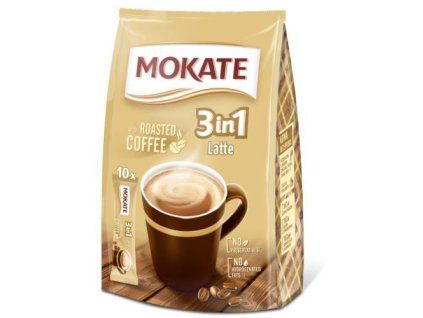Mokate 3 în 1 latte pliculeț 10 150g
