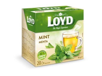 Ceai piramidal Loyd Tea cu mentă 40g