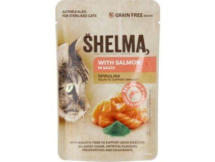 Pungă Shelma de somon + spirulină pentru 85g
