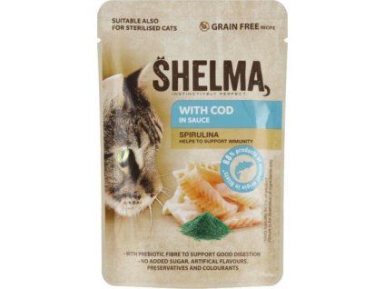 Punga Shelma de cod + spirulina pentru 85g