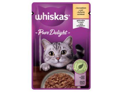 Caserolă plic Whiskas + pui 85g
