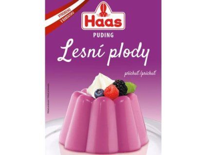 Budincă HAAS cu aromă de fructe de pădure 37g