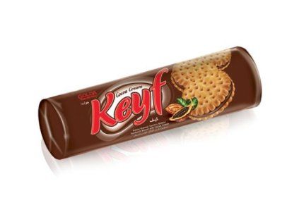 Biscuiți sandwich Keyf cu cacao 140g