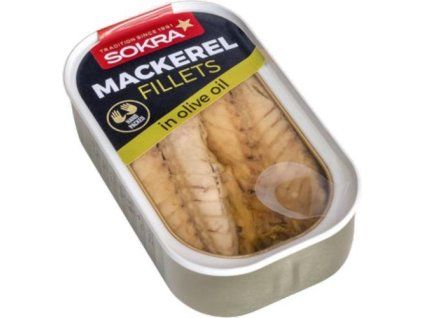 Fileuri de macrou Sokra în ulei de măsline 115g