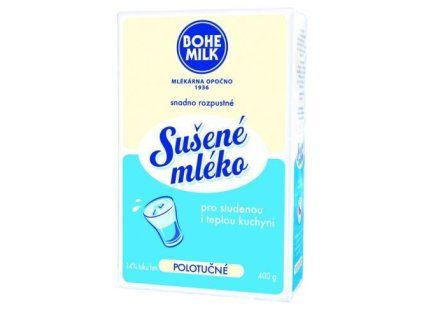 Lapte praf Bohemilk 14% semidegresat 400g