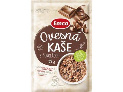 Emco fulgi de ovăz cu ciocolată 55g