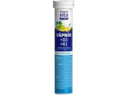 Maxi vita comprimate efervescente calciu d3 k1 80g
