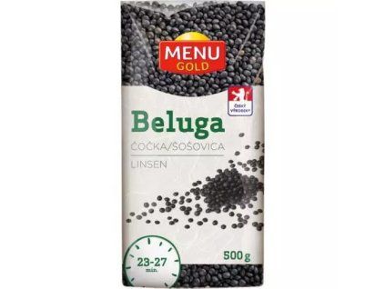 Meniu Linte beluga neagră aurie 500g