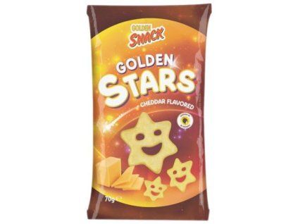 Golden Snack cu stele aurii și cheddar 70g