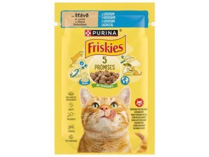 Pungă de somon Friskies 85g