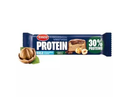Baton proteic Emco cu alune de pădure 45g