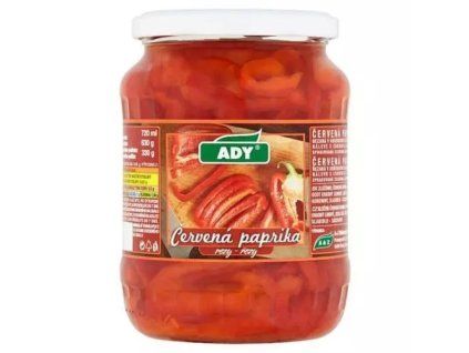 Felii de ardei roșu Ady 630g