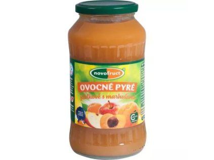 Piure de fructe Novofruct cu mere și caise 700g