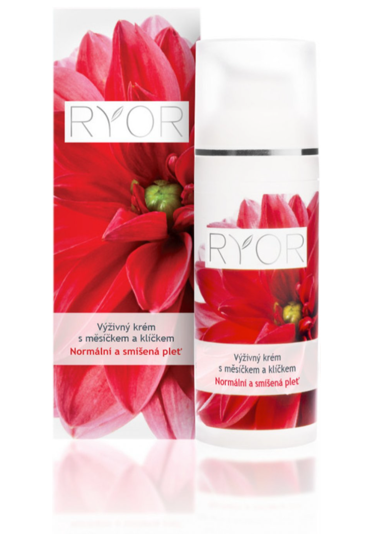 RYOR Cremă hrănitoare cu gălbenele și germeni 50ml