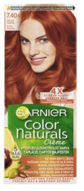 Vopsea de păr Garnier Color Natural 740+ Passionate Copper