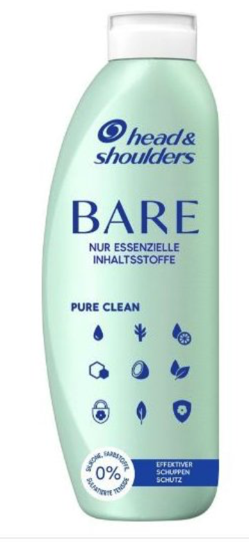 Șampon Head & Shoulders Bare Pure Clean 400 ml
