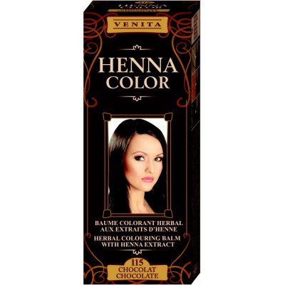 Balsam colorant pentru păr Venita Henna Color 115 Ciocolată 75 ml