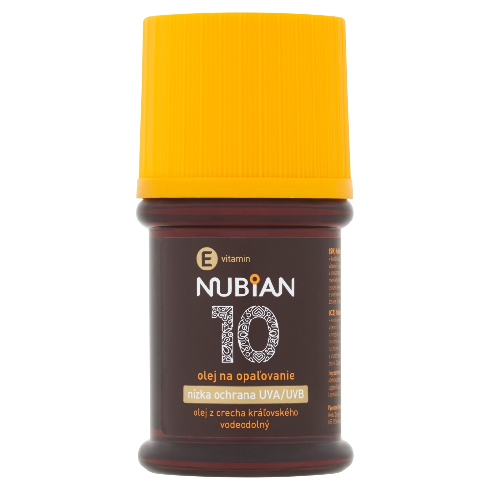 Herba Drug s.r.o. Ulei de protecție solară Nubian SPF10 60 ml