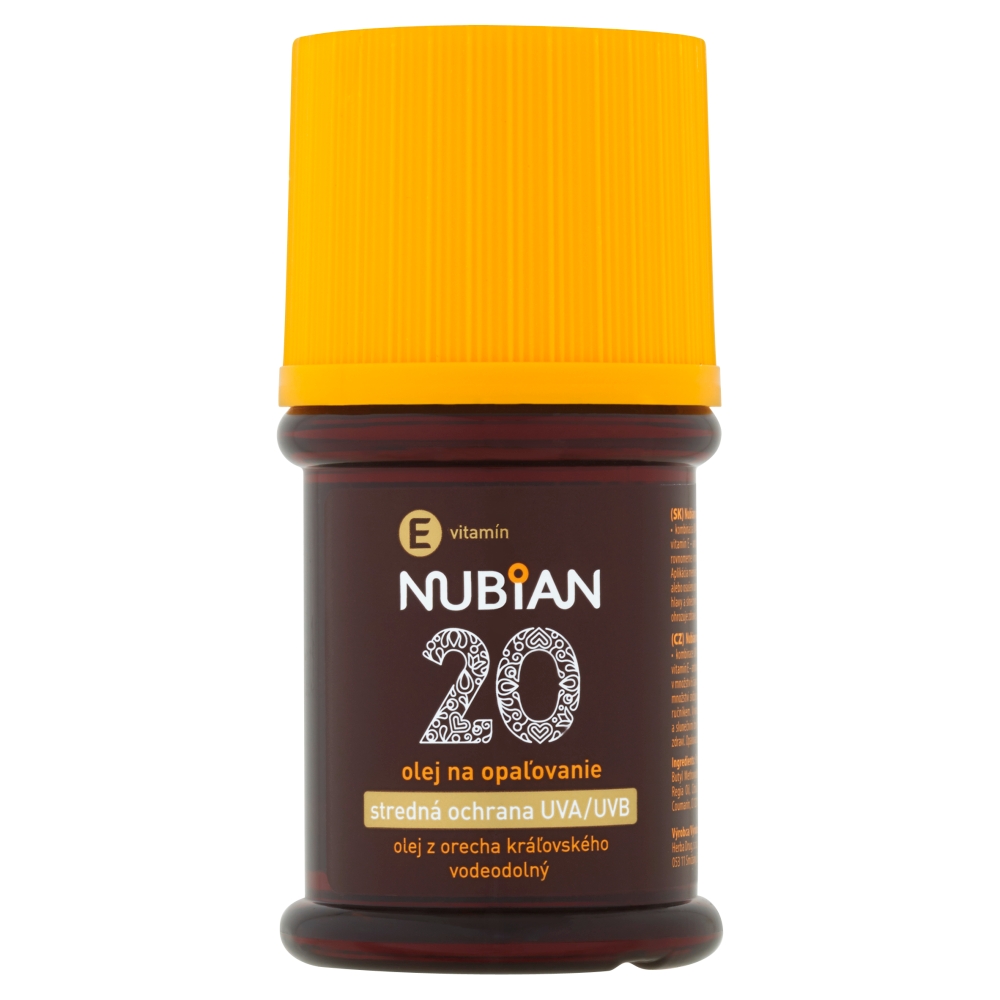 Herba Drug s.r.o. Ulei de protecție solară Nubian SPF20 60ml
